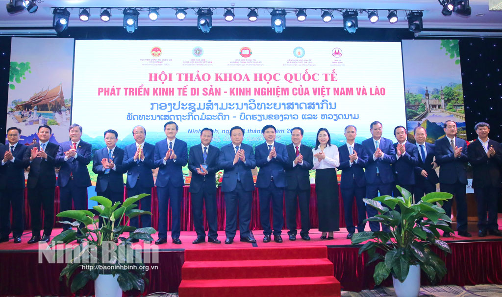 Khai mạc Hội thảo quốc tế "Phát triển kinh tế di sản - Kinh nghiệm của Việt Nam và Lào"