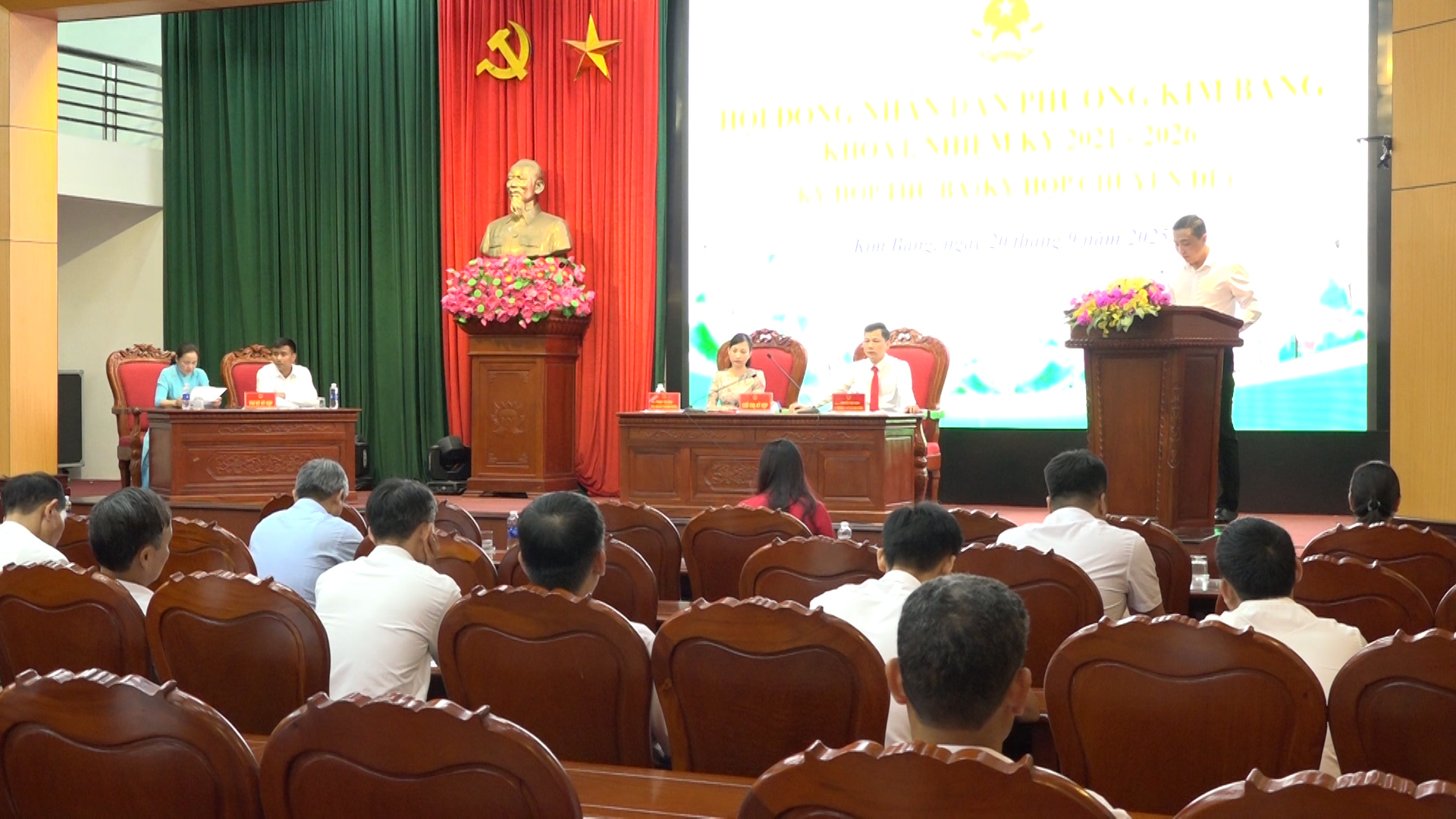 HĐND phường Kim Bảng tổ chức kỳ họp thứ Ba (kỳ họp chuyên đề) HĐND phường khóa I, nhiệm kỳ 2021-2026